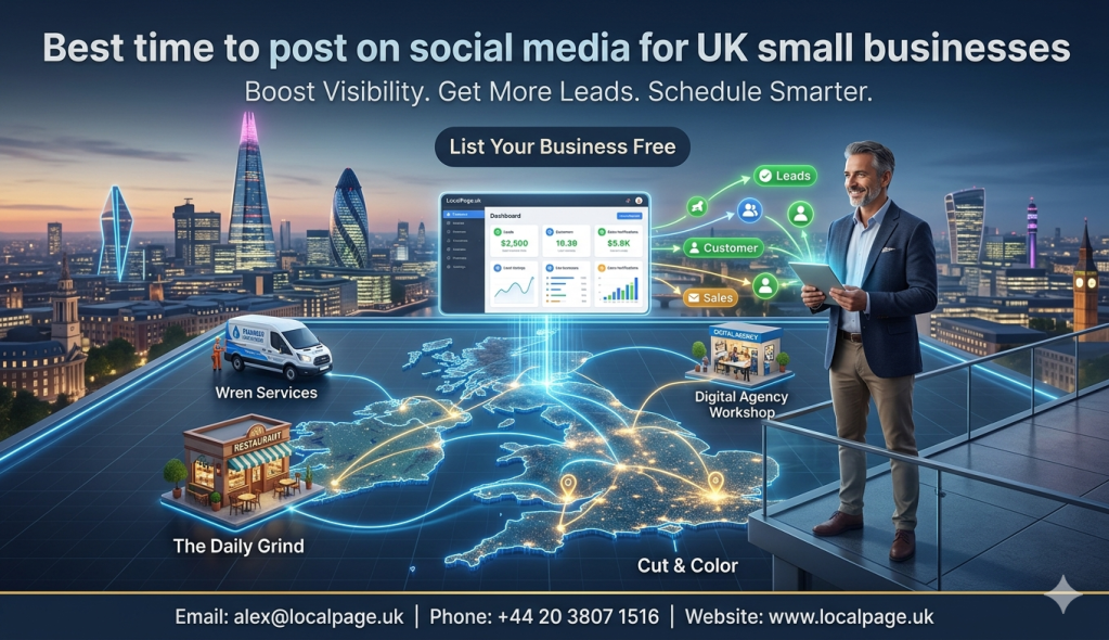 Best Social Time for UK Biz & Grow Your Leads |&nbsp;LocalPage.uk